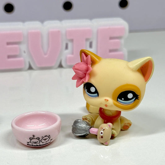 3 Miniature Kawaii Bear Baking Set – Mixing Bowl, Whisk & Magic Wand | Dollhouse Kitchen & Bakery Accessories
