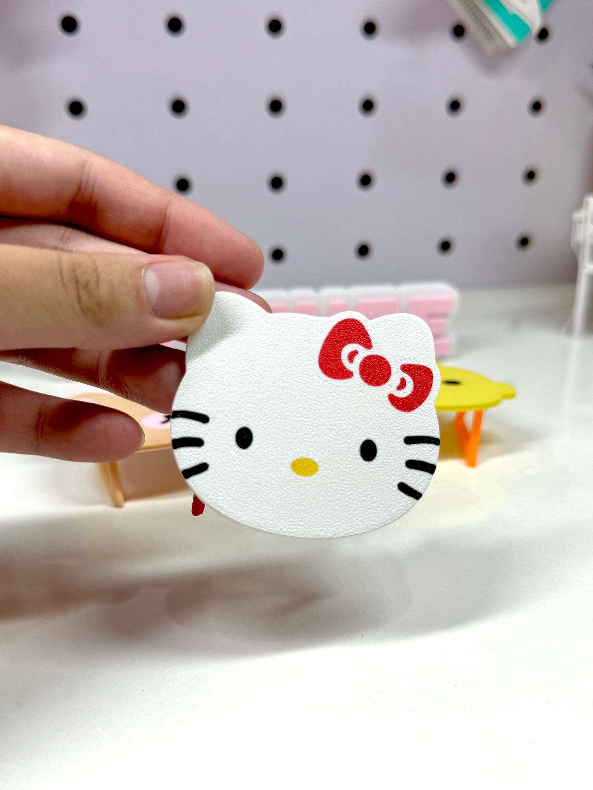 Miniature Kawaii Character Tables | Dollhouse & Figure Display