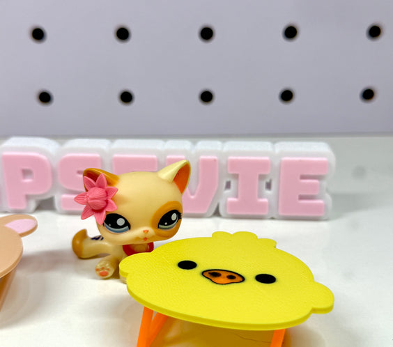 Miniature Kawaii Character Tables | Dollhouse & Figure Display