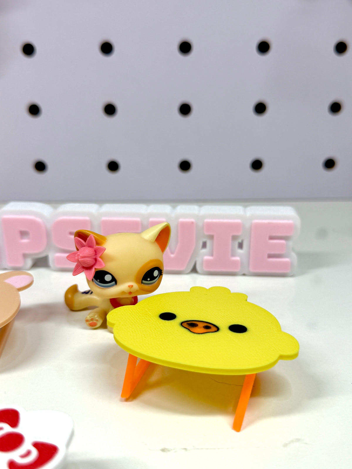 Miniature Kawaii Character Tables | Dollhouse & Figure Display