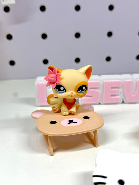 Miniature Kawaii Character Tables | Dollhouse & Figure Display