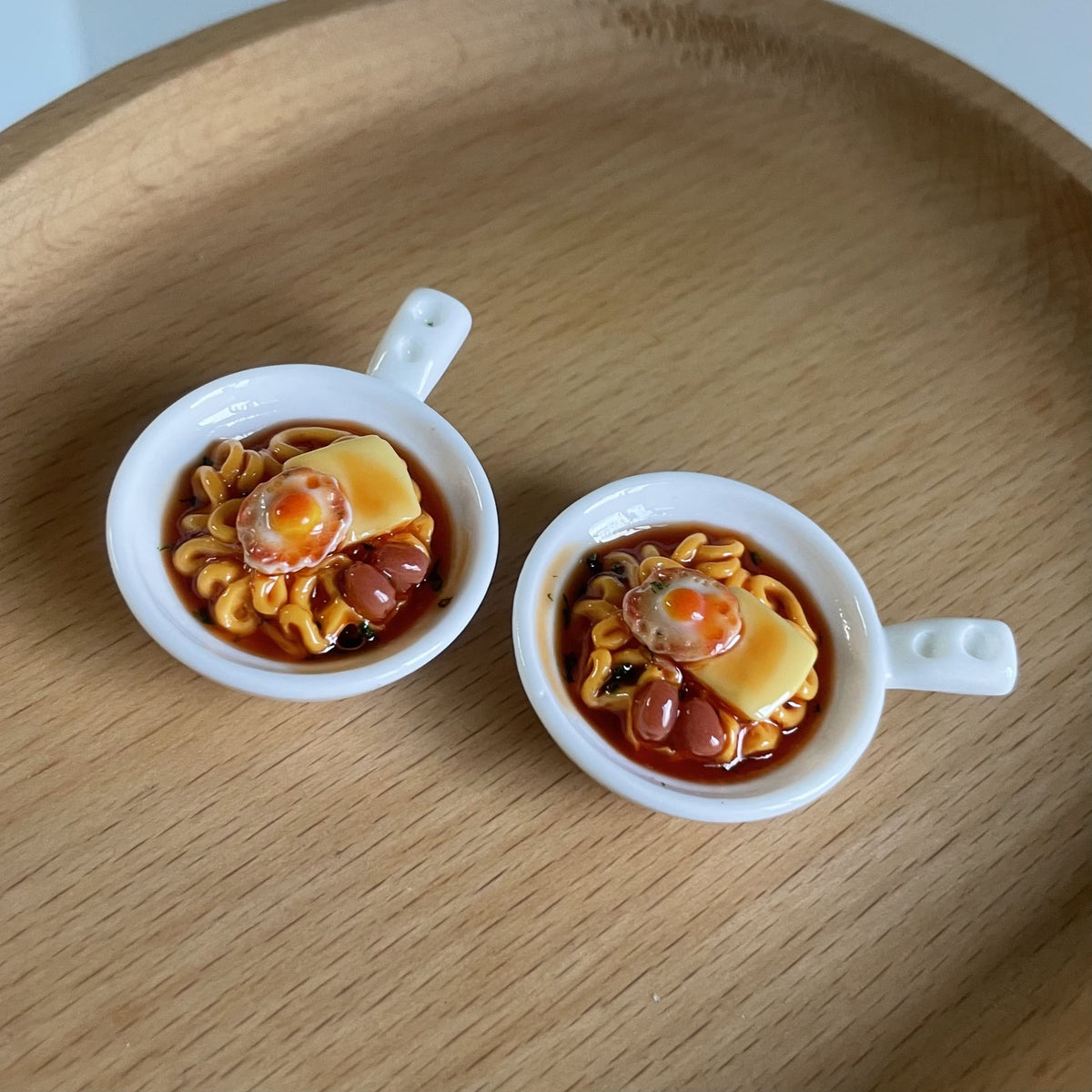Realistic Miniature Ramen Noodle Pan | Custom Fake Food Accessory for 1:12 Dollhouses & Dioramas
