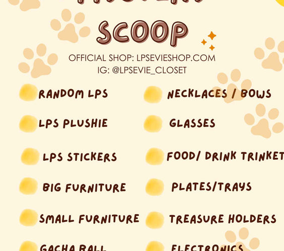 LPS Mystery Scoops - NEW MENU